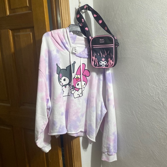 Sanrio | Tops | Kuromi Loungefly Crossbody5x My Melodykuromi ...